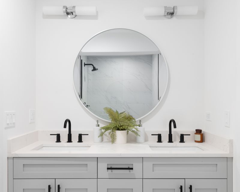 Modern Vanity with Double Sinks